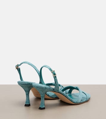Elsy编织露跟凉鞋 | Jimmy Choo