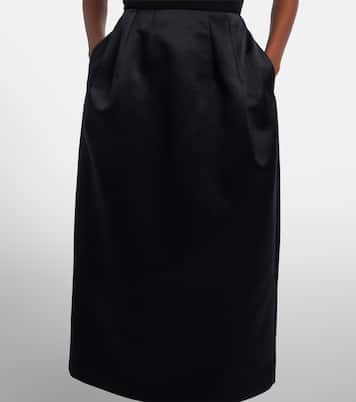 Gamin wool and silk maxi skirt | The Row