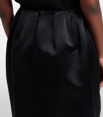 Gamin wool and silk maxi skirt | The Row