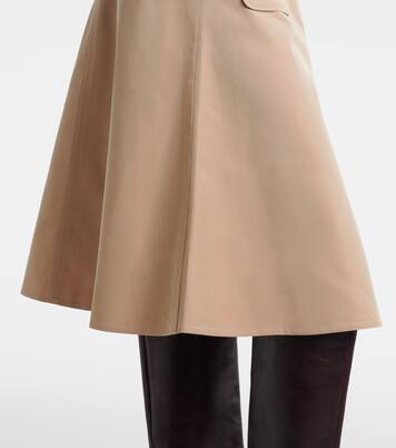 Falda midi Luxury Layer en mezcla de algodón | Dorothee Schumacher