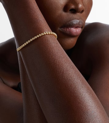 Stretchy 18kt gold bracelet with diamonds | Bucherer Fine Jewellery