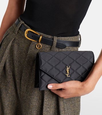 Paris Mini quilted satin shoulder bag | Saint Laurent