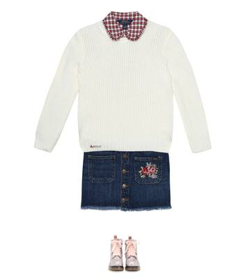 Ribbed cotton sweater | Polo Ralph Lauren Kids