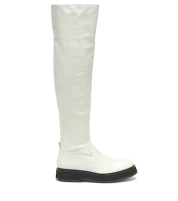Overknee-Stiefel aus Leder | Joseph