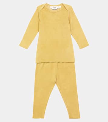 Bebé – set de top y pantalones en mezcla de algodón | Bonpoint