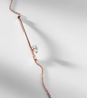 Serti Sur Vide 18kt rose gold bracelet with diamond | Repossi