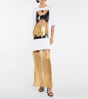 Verziertes T-Shirt aus Baumwolle | Christopher Kane