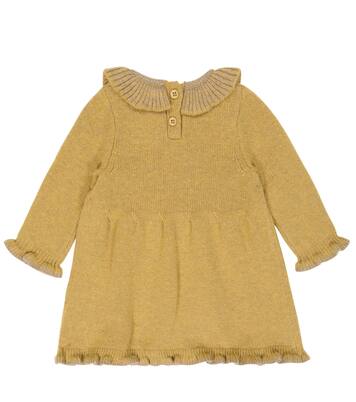 Bébé – Robe Amberley en laine mélangée | Caramel