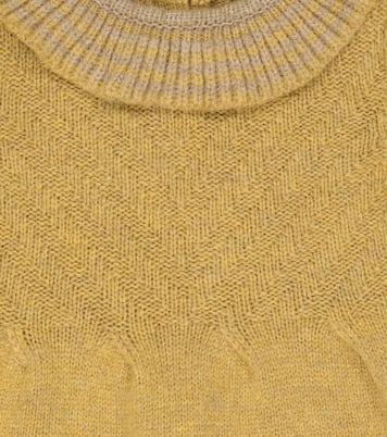 Bébé – Robe Amberley en laine mélangée | Caramel