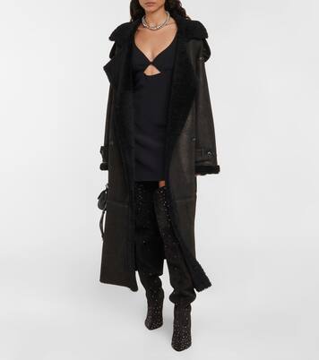 Embellished suede over-the-knee boots | Paris Texas