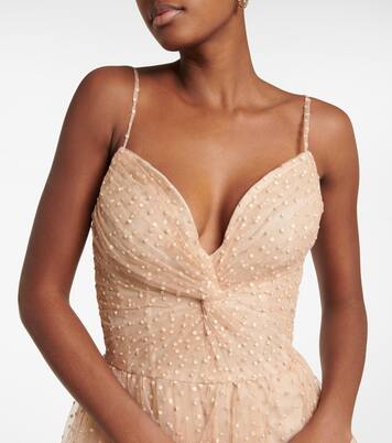 Midikleid aus Tüll | Monique Lhuillier