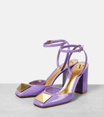 One Stud patent leather pumps | Valentino Garavani