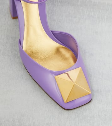 One Stud patent leather pumps | Valentino Garavani