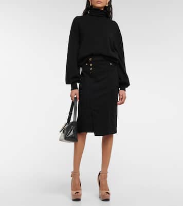 Plateau-Sandalen Padlock aus Leder | Tom Ford