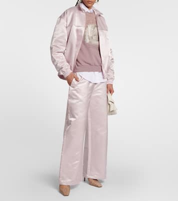 Pantalon ample en coton mélangé | Acne Studios