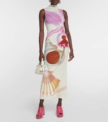 Plateau-Pantoletten Alba 90 aus Leder | Souliers Martinez