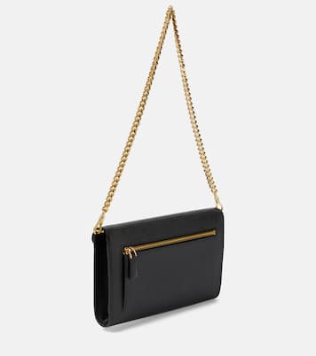 Saffiano leather wallet on chain | Prada