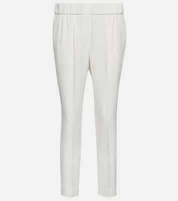 Hose aus Crêpe | Brunello Cucinelli