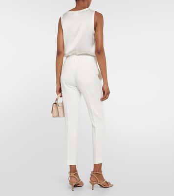 Hose aus Crêpe | Brunello Cucinelli