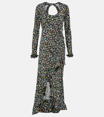 Abito midi con stampa | Rabanne