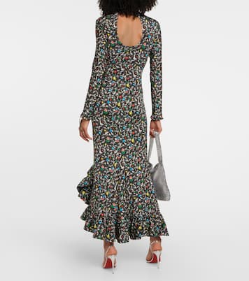 Abito midi con stampa | Rabanne