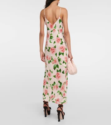 Robe en soie à fleurs | Rodarte