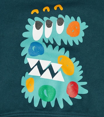 Printed cotton jersey sweatshirt | Stella McCartney Kids