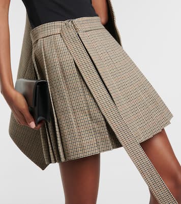 Minirock aus Schurwolle | Ami Paris