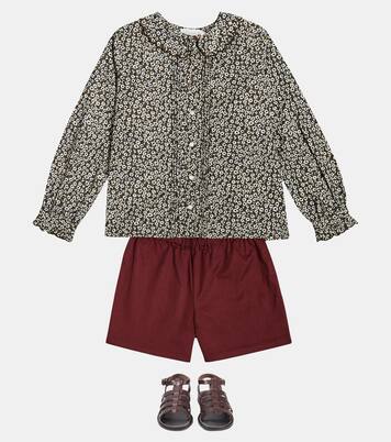 Dorina floral cotton shirt | Bonpoint