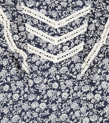 Adelaine floral lace-trimmed dress | The New Society