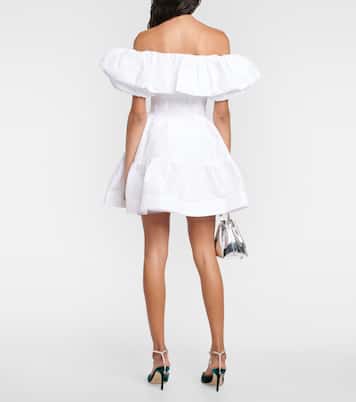 Bridal Off-Shoulder-Minikleid Mallory | Rebecca Vallance