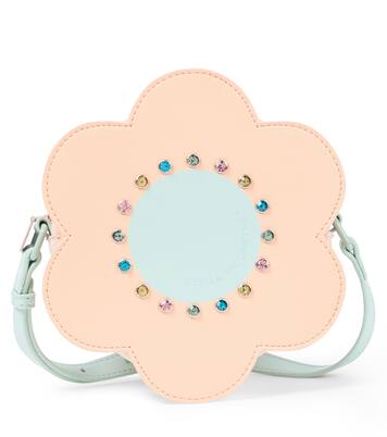 Floral faux leather shoulder bag  | Stella McCartney Kids