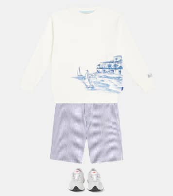 Printed cotton jersey sweatshirt | Scotch & Soda Kids