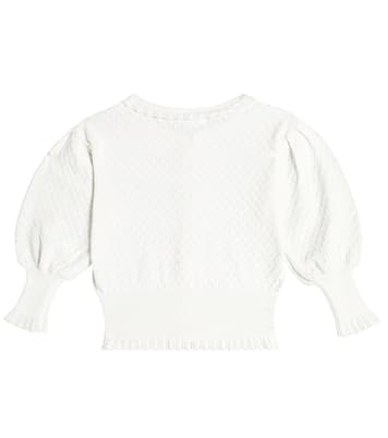 Selene cotton cardigan | C'era Una Volta