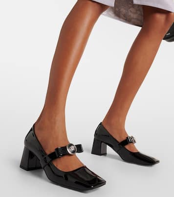 Sandales Gianni Ribbon 55 en cuir | Versace