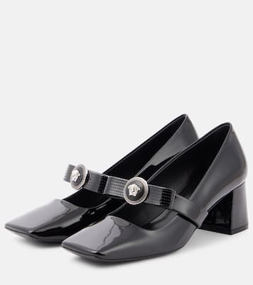 Sandales Gianni Ribbon 55 en cuir | Versace