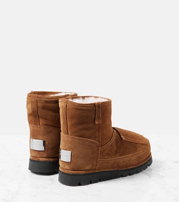 Shearling-lined leather ankle boots | Acne Studios
