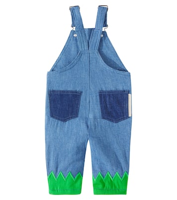 Baby printed denim overalls | Stella McCartney Kids