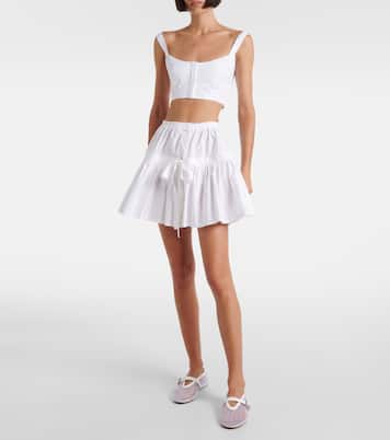 Top raccourci en coton | Alaïa