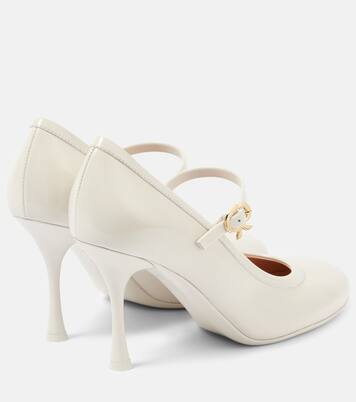 85 patent leather Mary Jane pumps | Gianvito Rossi