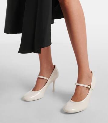 85 patent leather Mary Jane pumps | Gianvito Rossi