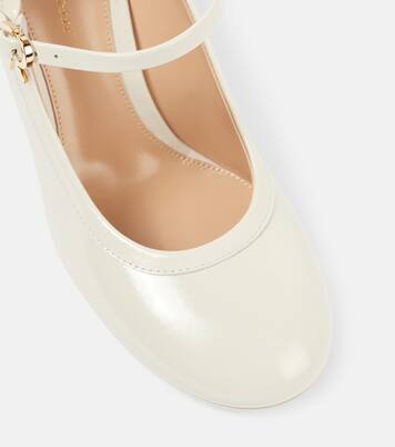 85 patent leather Mary Jane pumps | Gianvito Rossi