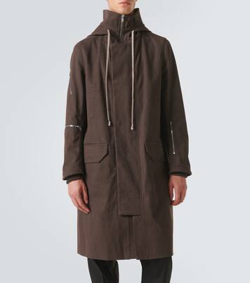 معطف من القطن أوفيرسايز | Rick Owens