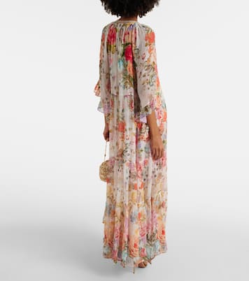 Robe longue Sew Yesterday en soie | Camilla