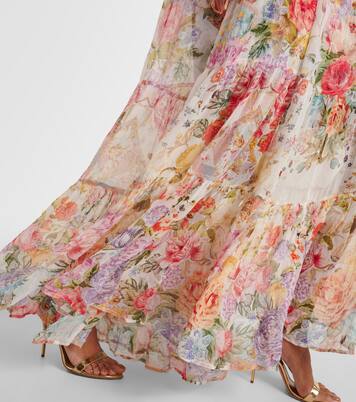 Robe longue Sew Yesterday en soie | Camilla