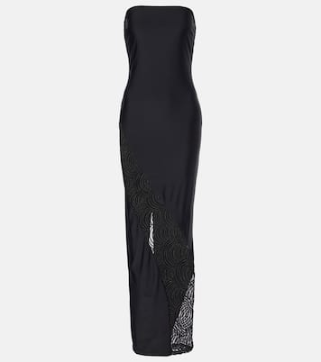 Robe longue Mae à dentelle | Rotate