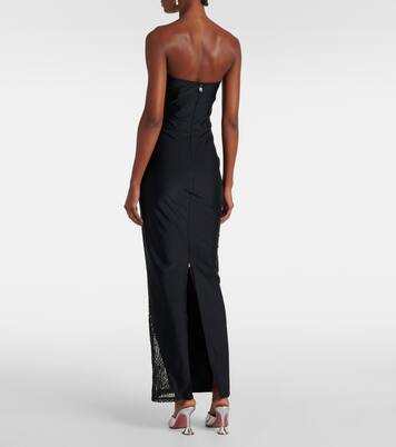 Robe longue Mae à dentelle | Rotate