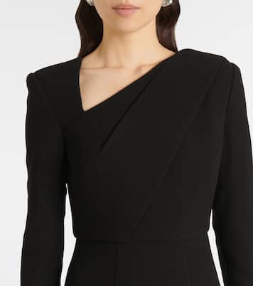 Abito midi in crêpe di lana | Roland Mouret