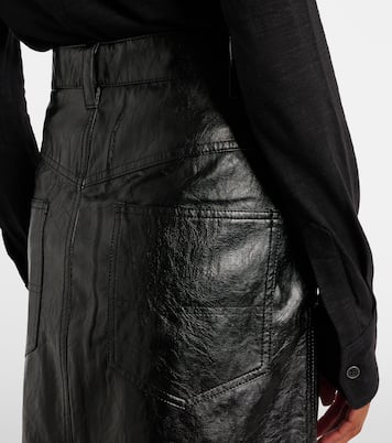 Midirock Angele aus Lederimitat | Marant Etoile