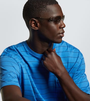 Logo oval sunglasses | Miu Miu